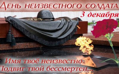 День неизвестного солдата в России День неизвестного солдата в России.